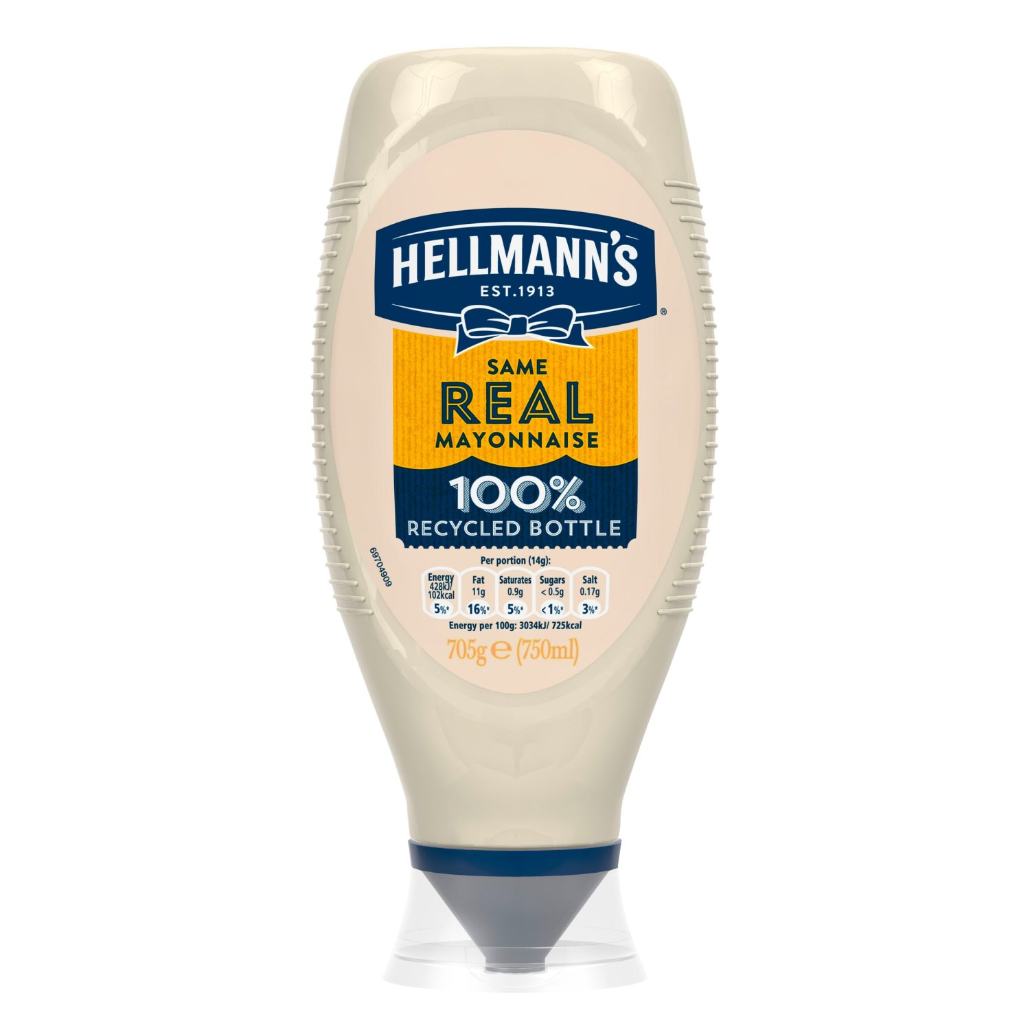 Hellmanns Real Mayonnaise 750ml