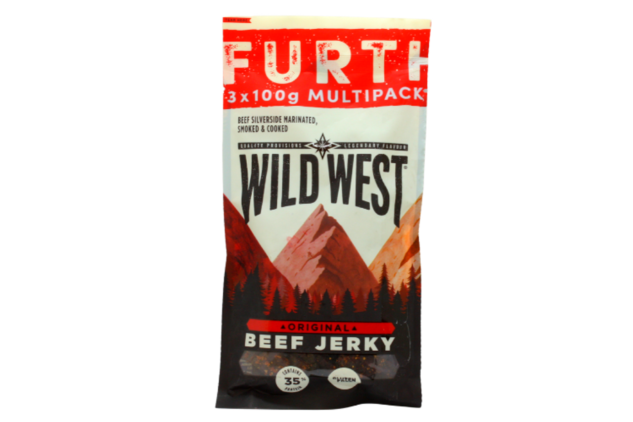WILD WEST BEEF JERKY 100G