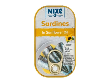 Nixe Sardines In Sunflower Oil 125g