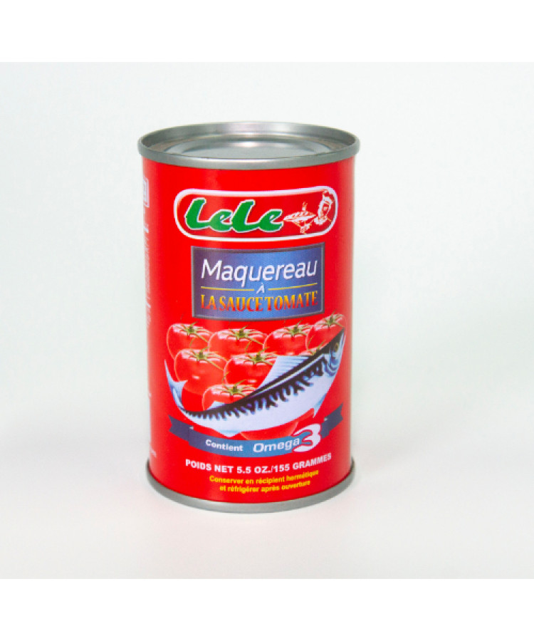 LELE MACKEREL IN TOMATO SAUCE 155G