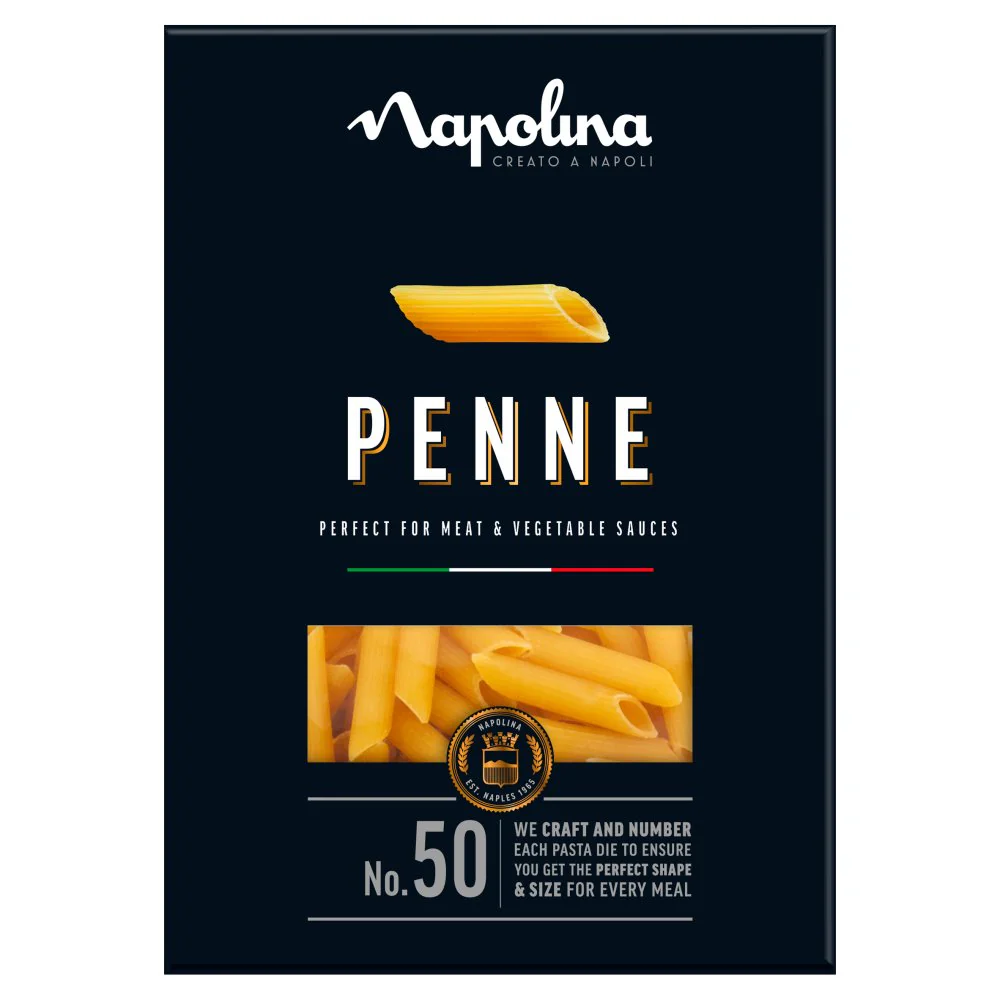 Napolina penne and fusili pasta 500g