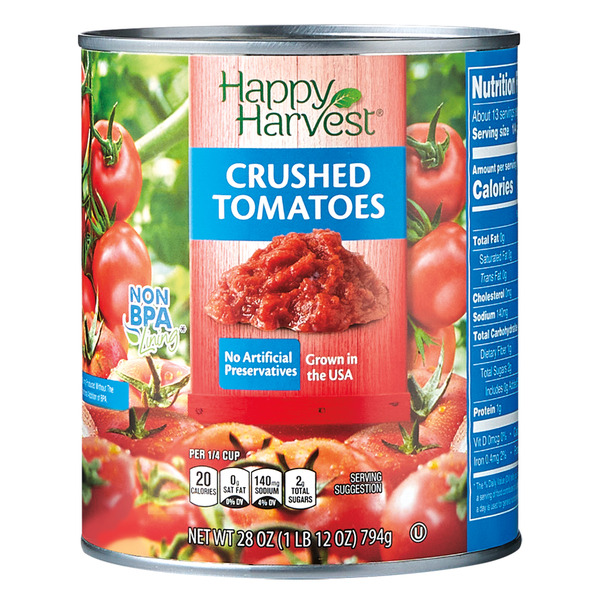 HAPPY HARVEST CRUSHED TOMATOES 794G