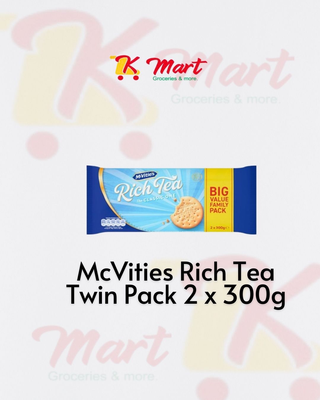 McVities Rich Twin Pk 2 x 300g MCVITIES RICH TEA TWIN PK 2x300g