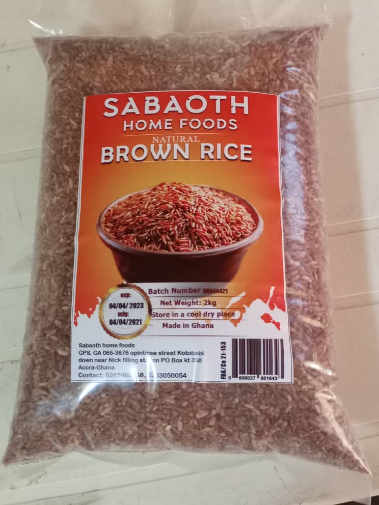 sabaoth brown rice 2kg