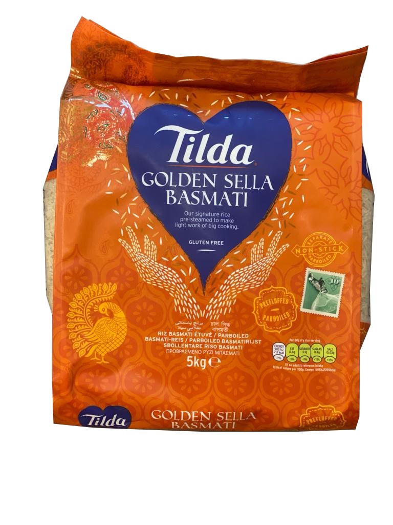 Tilda Golden Sella Rice 5kg